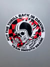 Ghost rider circle sticker