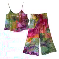 Image 1 of M Woven Summer Set in Euphoria Watercolor Ice Dye