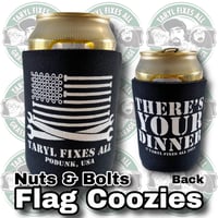 Image 1 of Nuts & Bolts Flag Coozie!! 🇺🇸 