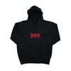"Embroided red Logo" Hoodie