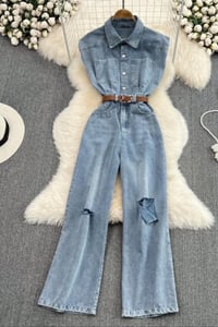 Image 1 of “ Denim ” Jumpsuit 