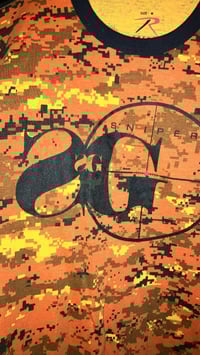 Image 3 of Sniper Gang Screw Skull Digital Camo Tee