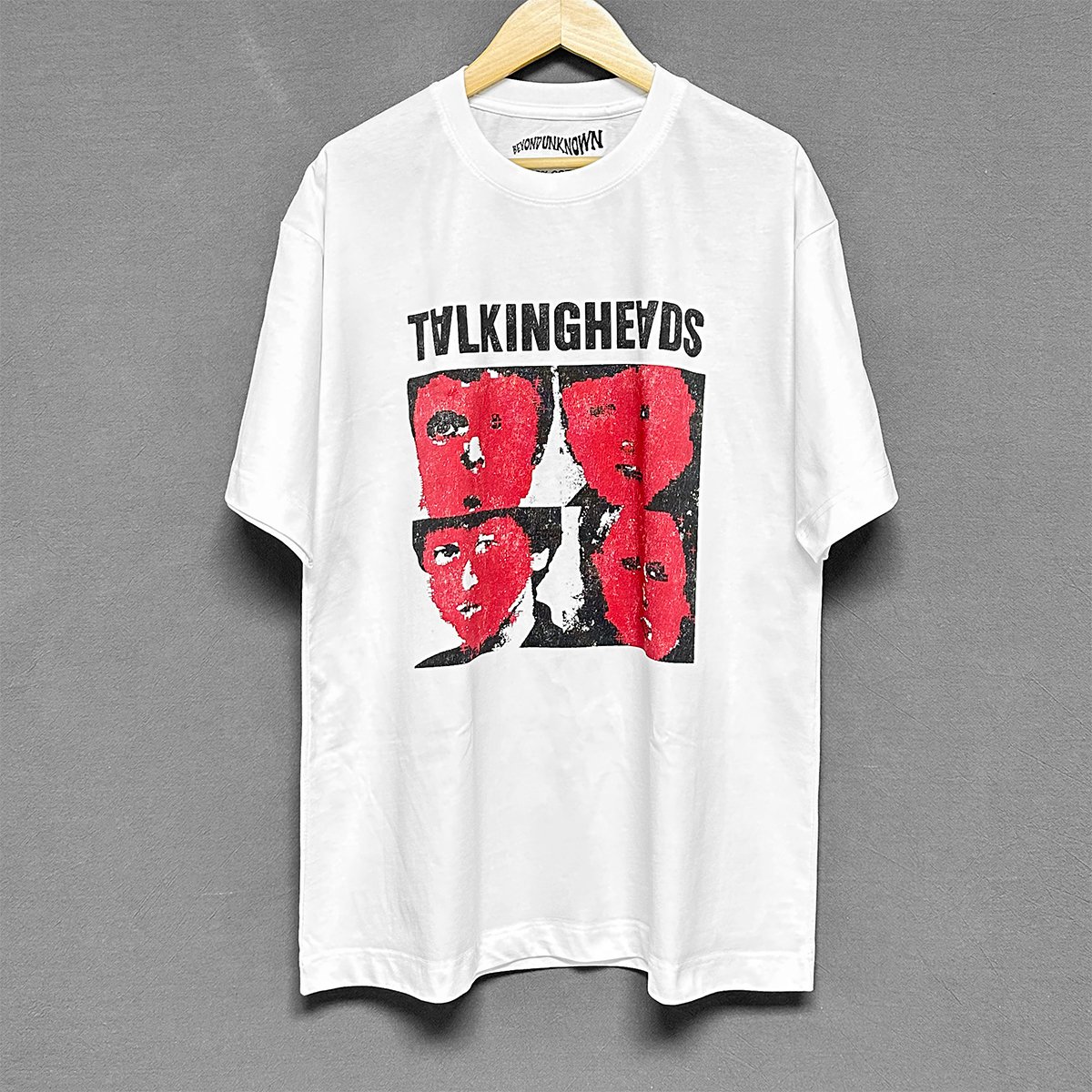 Elio Talking Heads T-Shirt Uomo – Girocollo Bianco, 100% Cotone, Taglia M