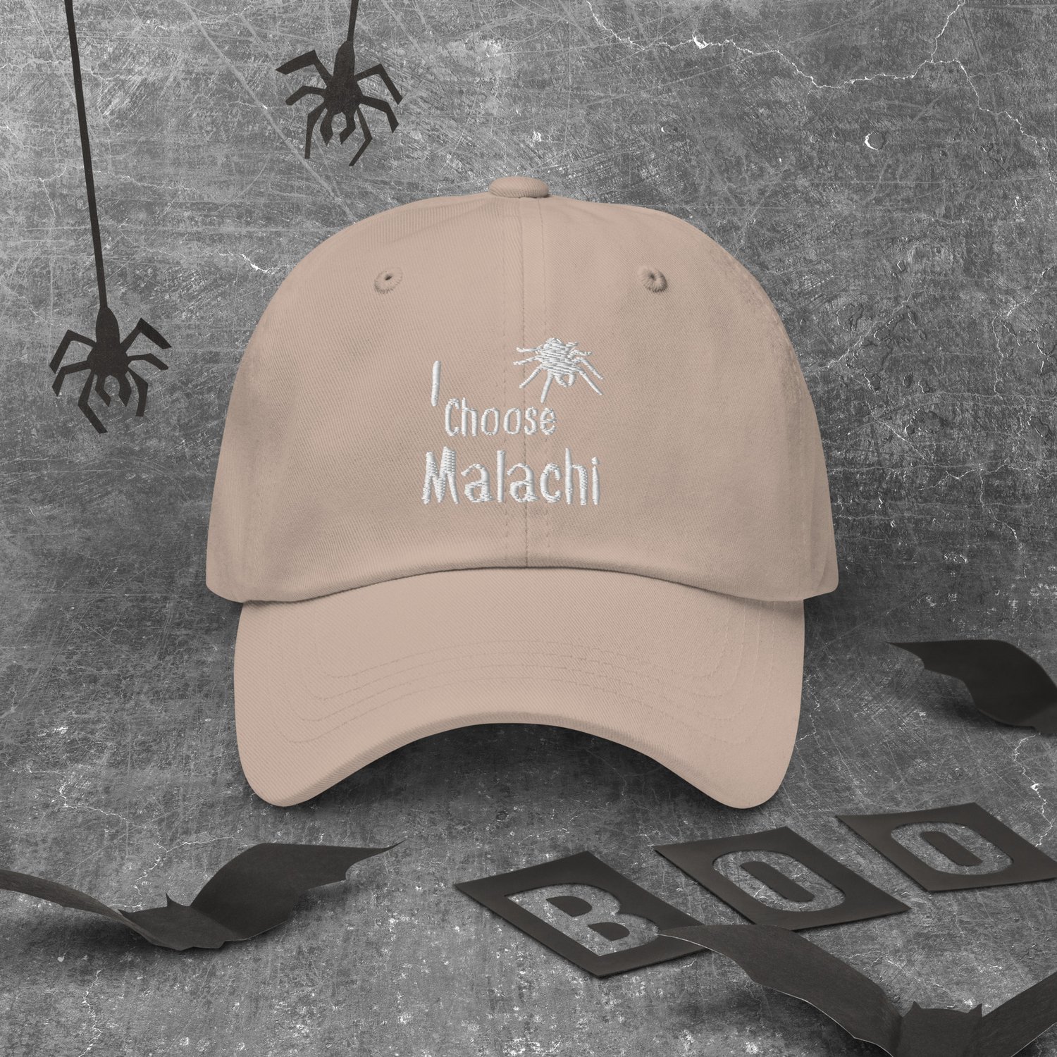 Image of Officially Licensed little stranger I choose Malachi embroidery baseball cap