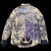 Image 2 of Medium Evil Puffle Flannel