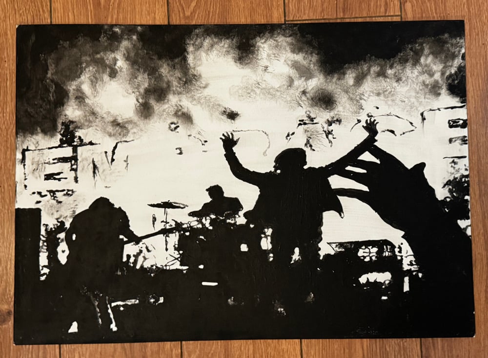 Original B&W Live Canvas Board
