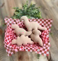 Image 1 of Dino Nugget Stuffies- Set of 4