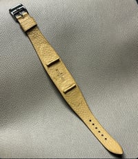 Image 2 of One Piece Bund Strap - Beige French Calfskin