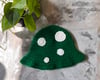 Green mushroom bucket hat 