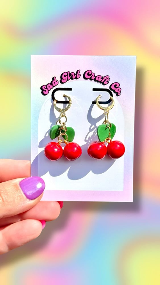 Image of Cherry Earrings
