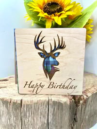 Image 2 of Stag Birthday Card