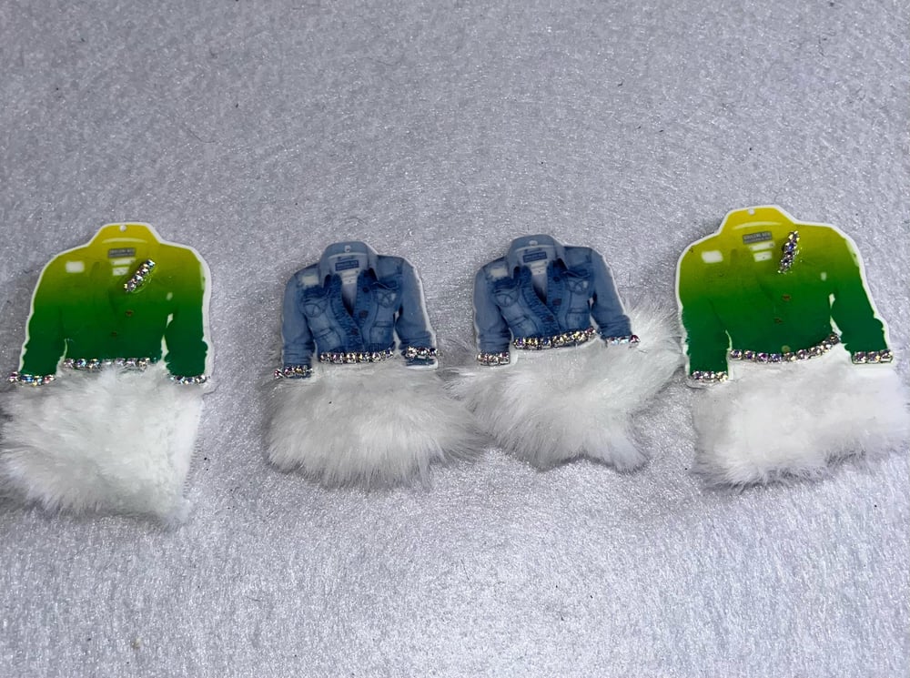 Image of Fur Dress charms