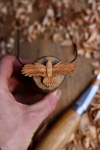 Image 4 of Raven Bird- Pendant Necklace 