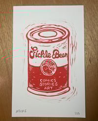 Image of Fickle Bean Can Original Print