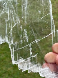 Image 5 of Transparent Selenite Slab | Morocco #3046