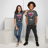 Image 3 of Youth t-shirt I am the reason mommy needs wine 