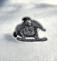 Image 3 of Beaver Snowboarding Sticker