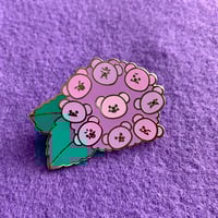 Image 2 of Hydrangea Bohug Hard Enamel Pin