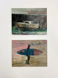 Image 5 of Painting / maleri  / "Forgotten land IV" / 30x40 cm