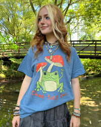 Image 4 of frog & mushroom tee