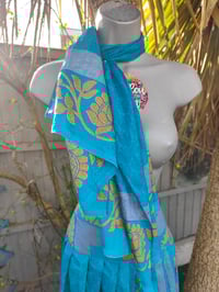 Image 5 of Milan Hareems/ Bloomer/ Balloon  trousers with matching head scarf - turquoise3 upto size 14