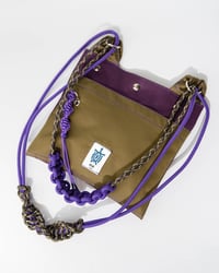Image 1 of BABI BAG - Purple / Military Green 