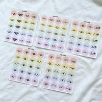 Image 1 of Rainbow blob emote stickers