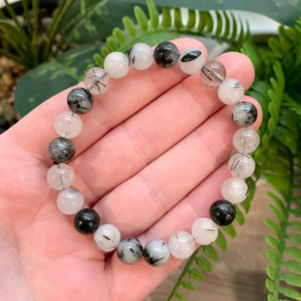 Tourmalinated Quartz Bracelet
