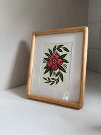 Framed “Flower” Original Painting
