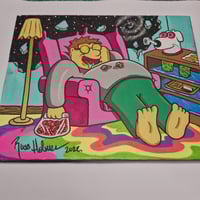 Image 1 of Family guy hand painted canvas 