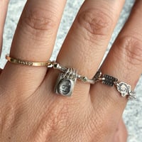 Image 1 of Aqua ♋️ notebook ring