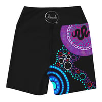 Image 2 of Yoga Shorts "Snake Dreaming"