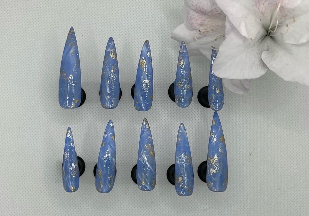 Image of Crystal Blue Lace Agate Tips