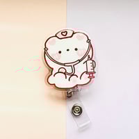 Image 4 of Nurse Bear Badge Reel