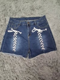Image 1 of Lace me up shorts 
