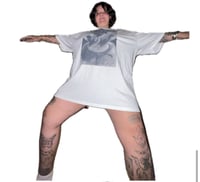 Image 2 of Charcoal Woman - Off-White Tee