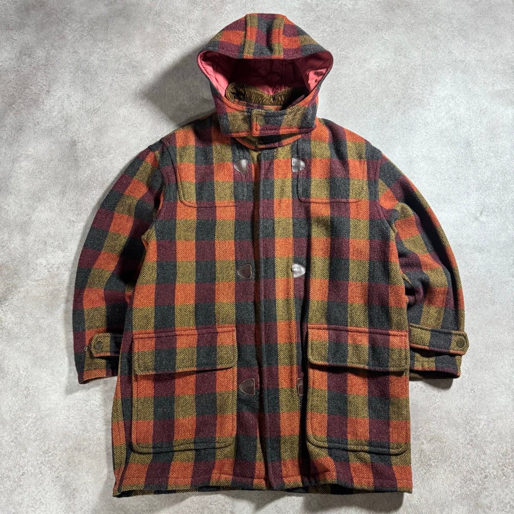 Image of 1990s Example By Missoni Wool Duffle Coat, Size XL