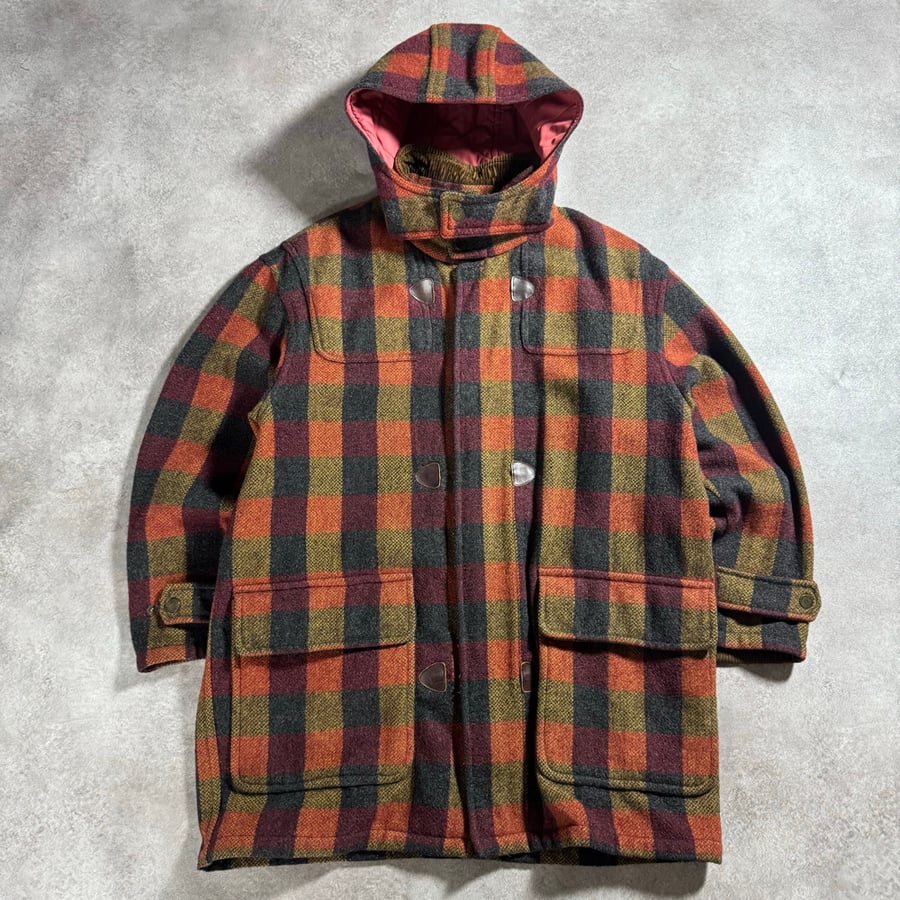 Image of 1990s Example By Missoni Wool Duffle Coat, Size XL