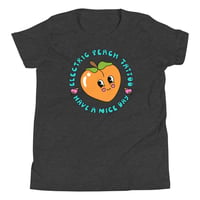 Image 4 of SIDTHEVISUALKID ELECTRIC PEACH Youth Short Sleeve T-Shirt