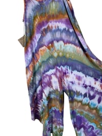 Image 3 of S Woven Wide-Leg Jumpsuit with Pockets in Earthy Agate Ice Dye