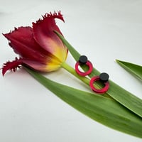 Image 2 of Náušnice LouLou barevné zrcadlové 