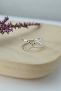 Image 3 of Saltire silver ring