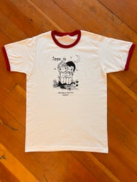 Love is sharing a cigarette together Ringer Sz XS-2XL 