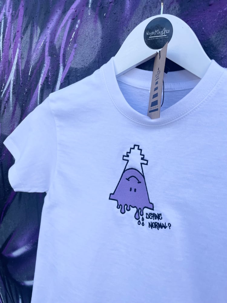 Image of White / Lilac Define Normal Tee