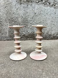 Image 2 of Sandstone Candlestick Holder - Set of 2