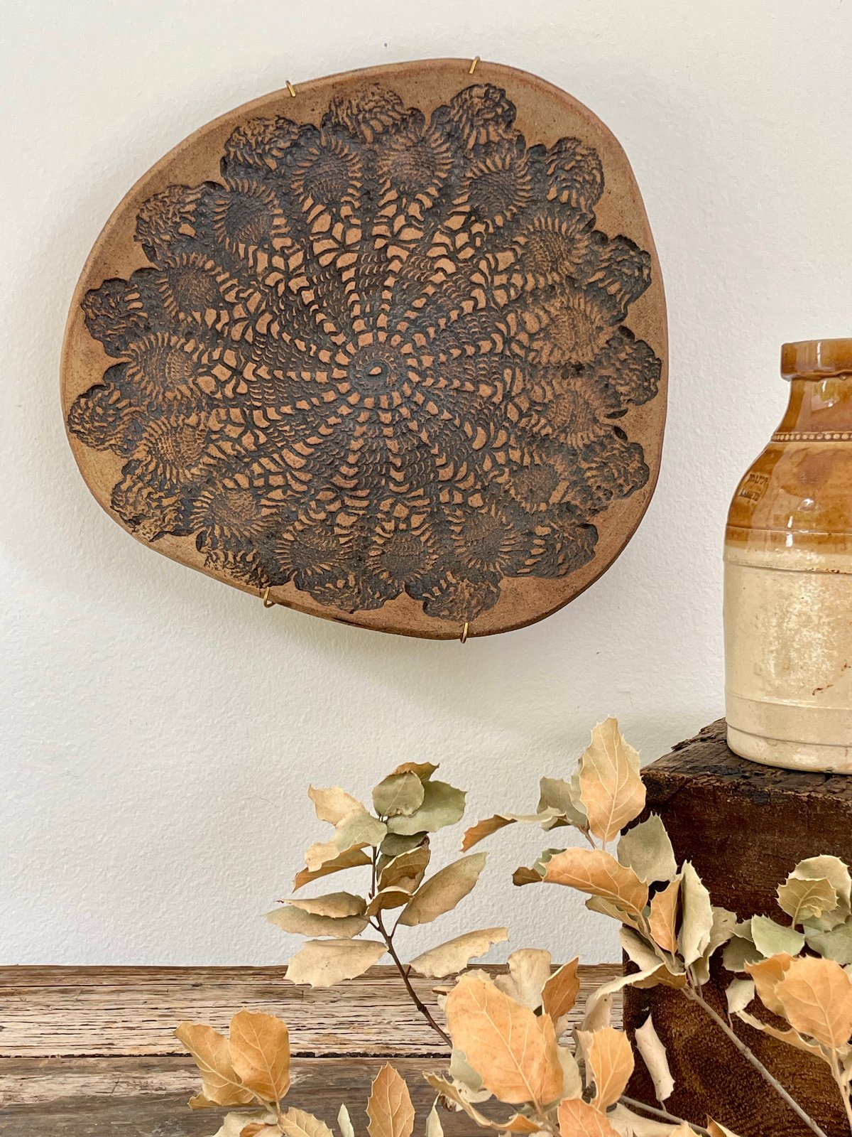 Image of FLORAL IMPRINT BOWL