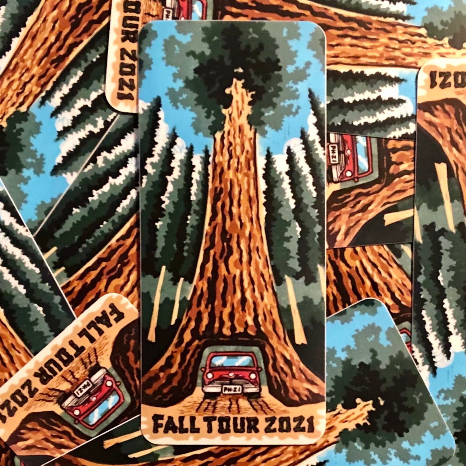 Image of Fall Tour ‘21 stickers