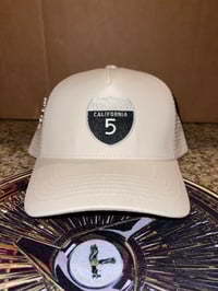 Image 1 of Hwy 5 Cream Mesh Snap Back 