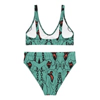 Image 2 of phantom jam Recycled high-waisted bikini