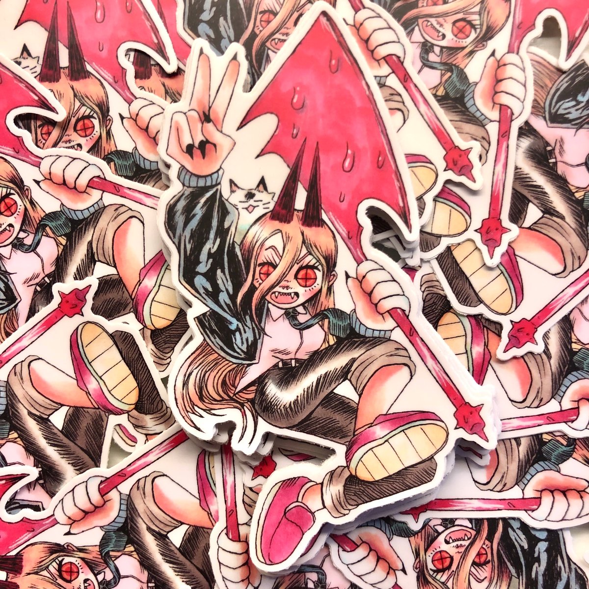 Image of Power Chainsaw Man Sticker